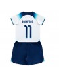 England Marcus Rashford #11 Heimtrikotsatz für Kinder WM 2022 Kurzarm (+ Kurze Hosen)